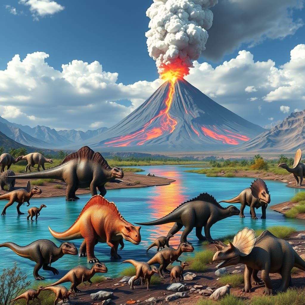 Jurassic Volcano