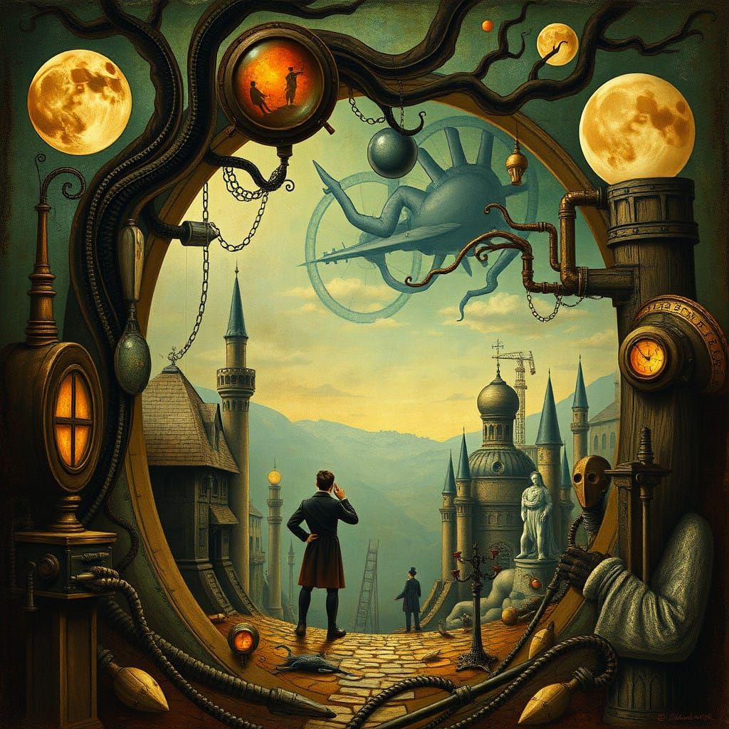 Vibrant Dreams in Cyberpunk Wonderland