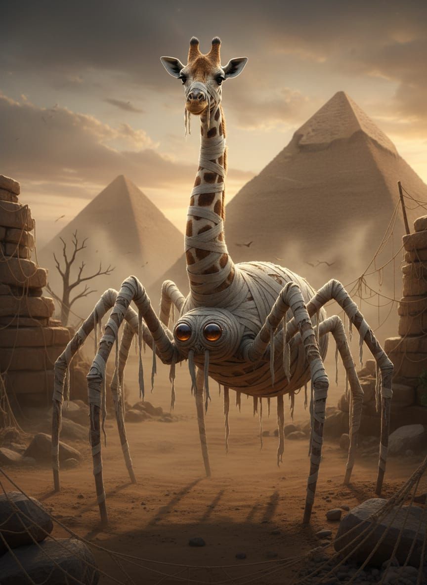 Giraffe Daddy Longlegs Mummy