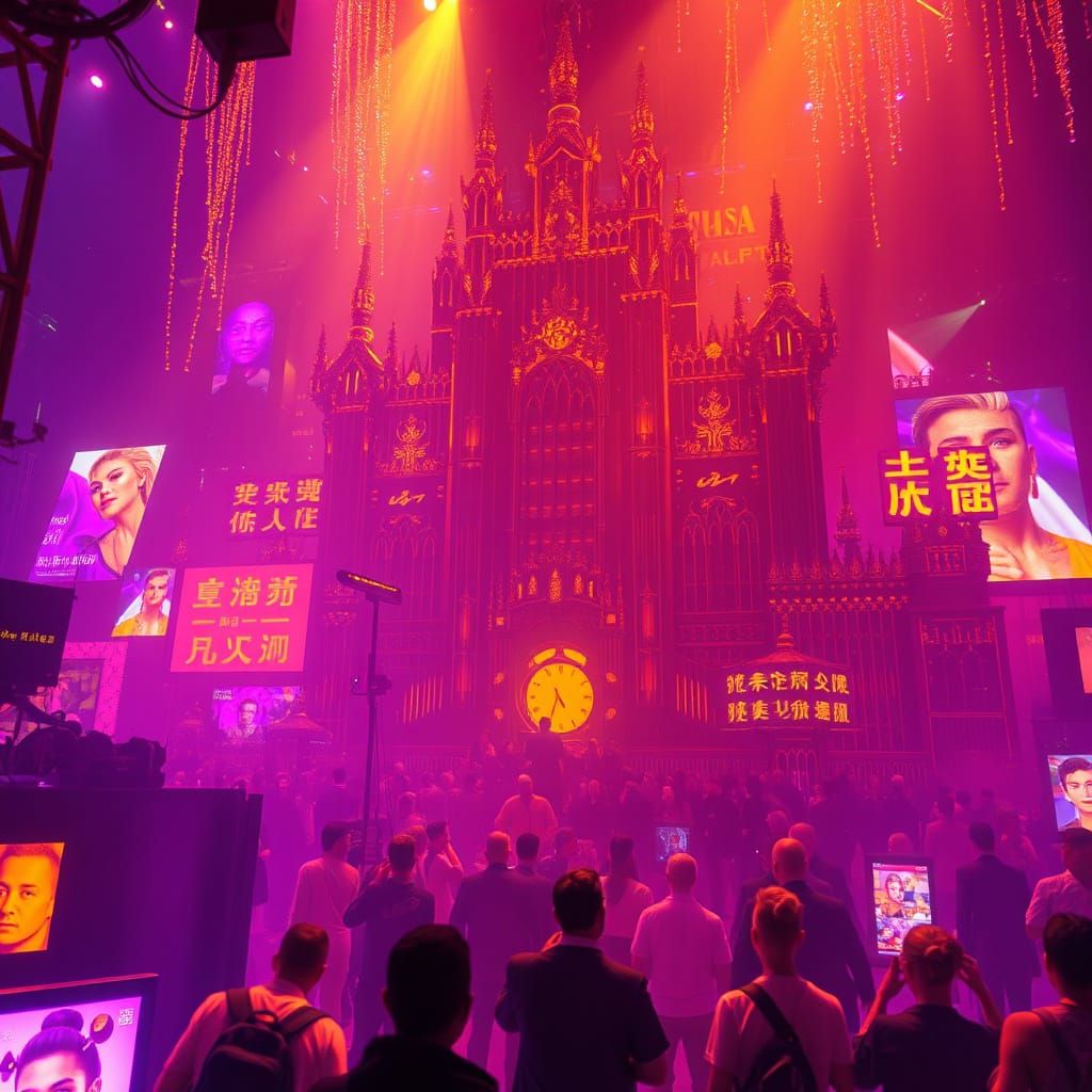 Surreal Golden Purple Daze with Dynamic Lighting