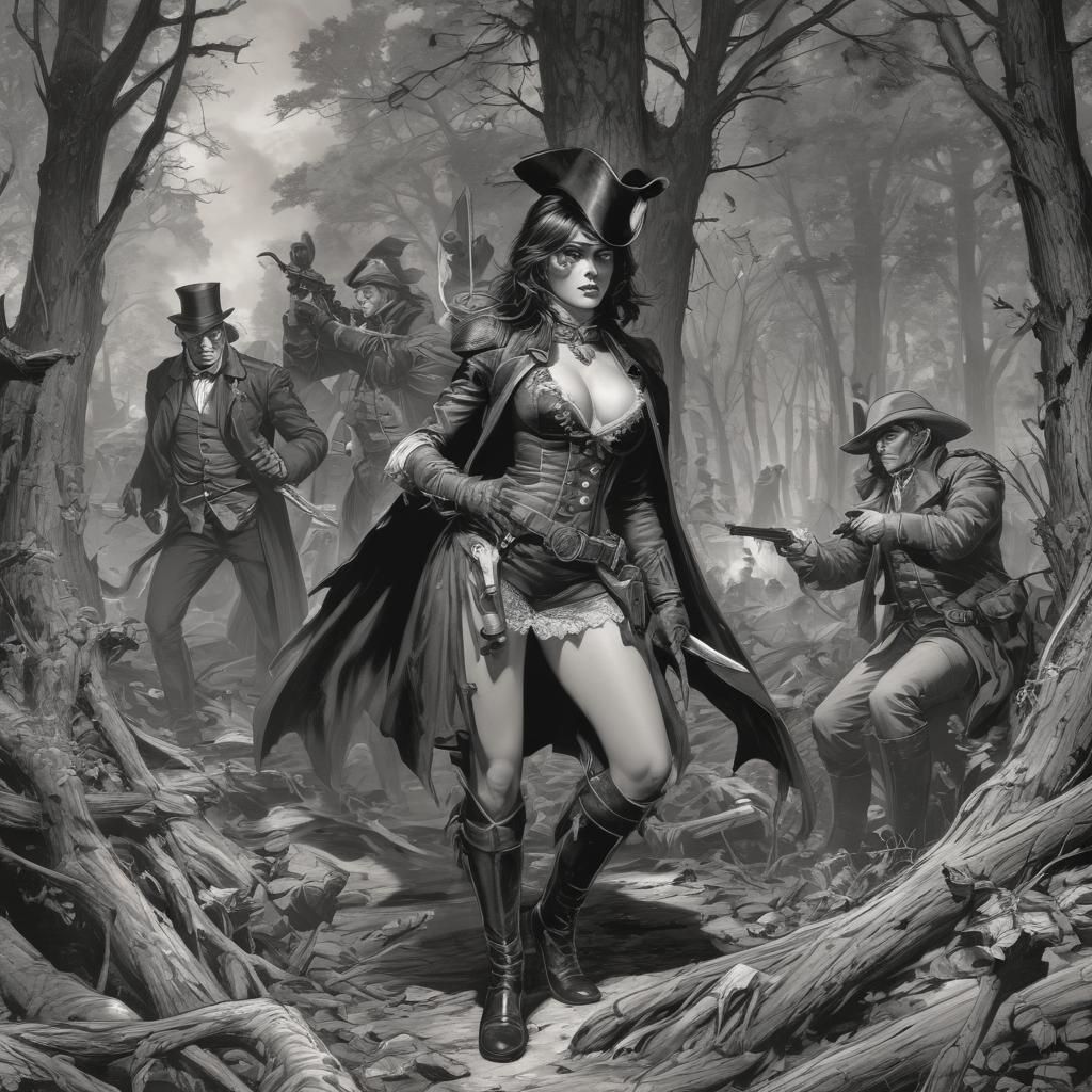 Grimdark Landscape Illustration