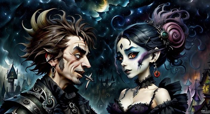 Grotesque Fantasy Masterpiece in 3D Shading