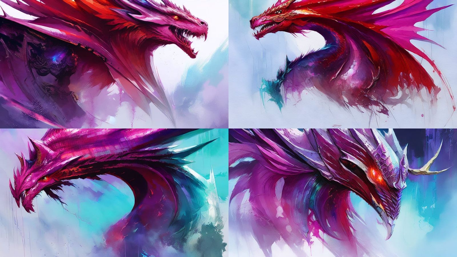 Elegance in Icy Metamorphosis, Cyberpunk Concept Art