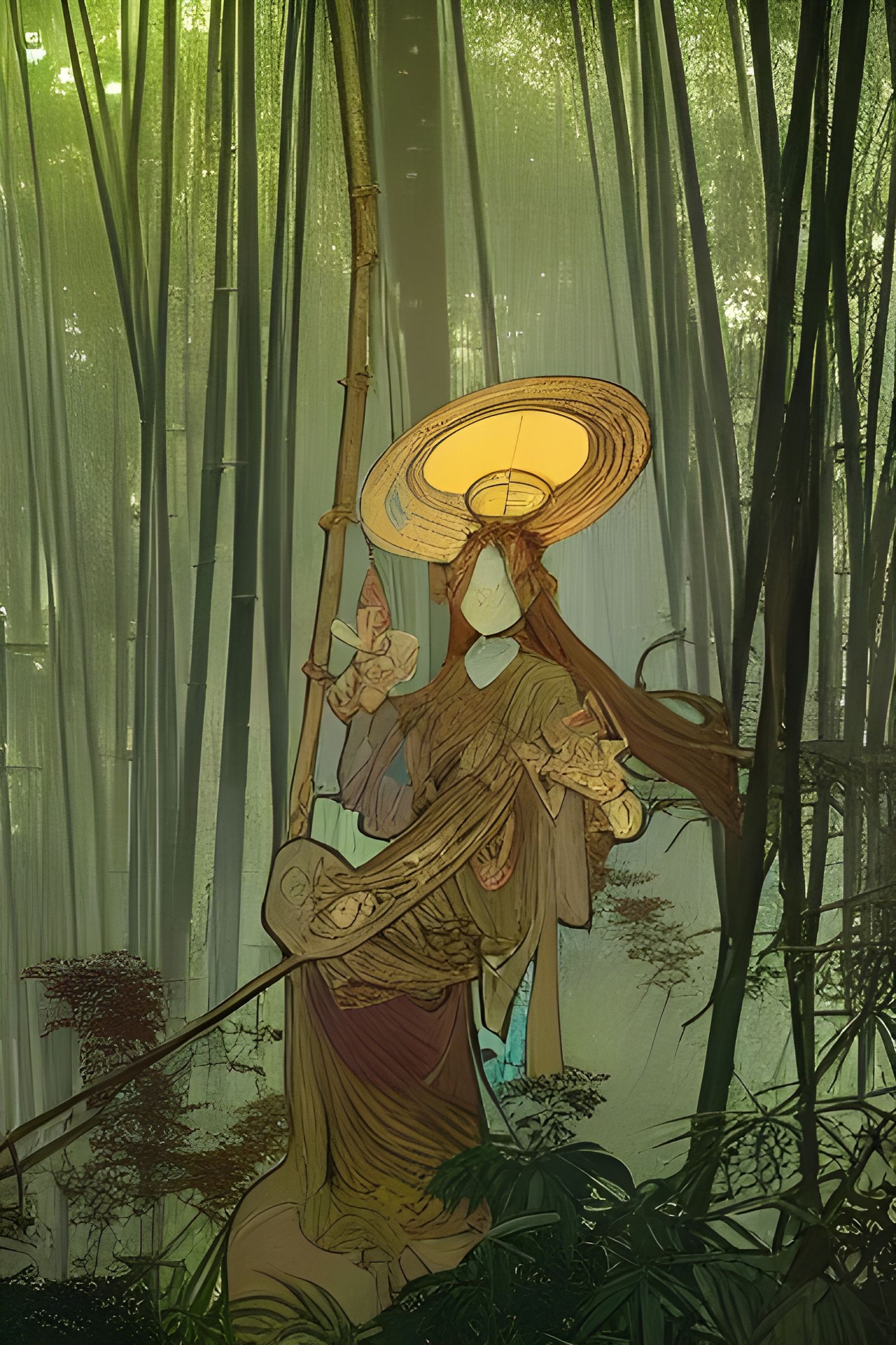 Bamboo Forest Shrine to Forgotten Gods