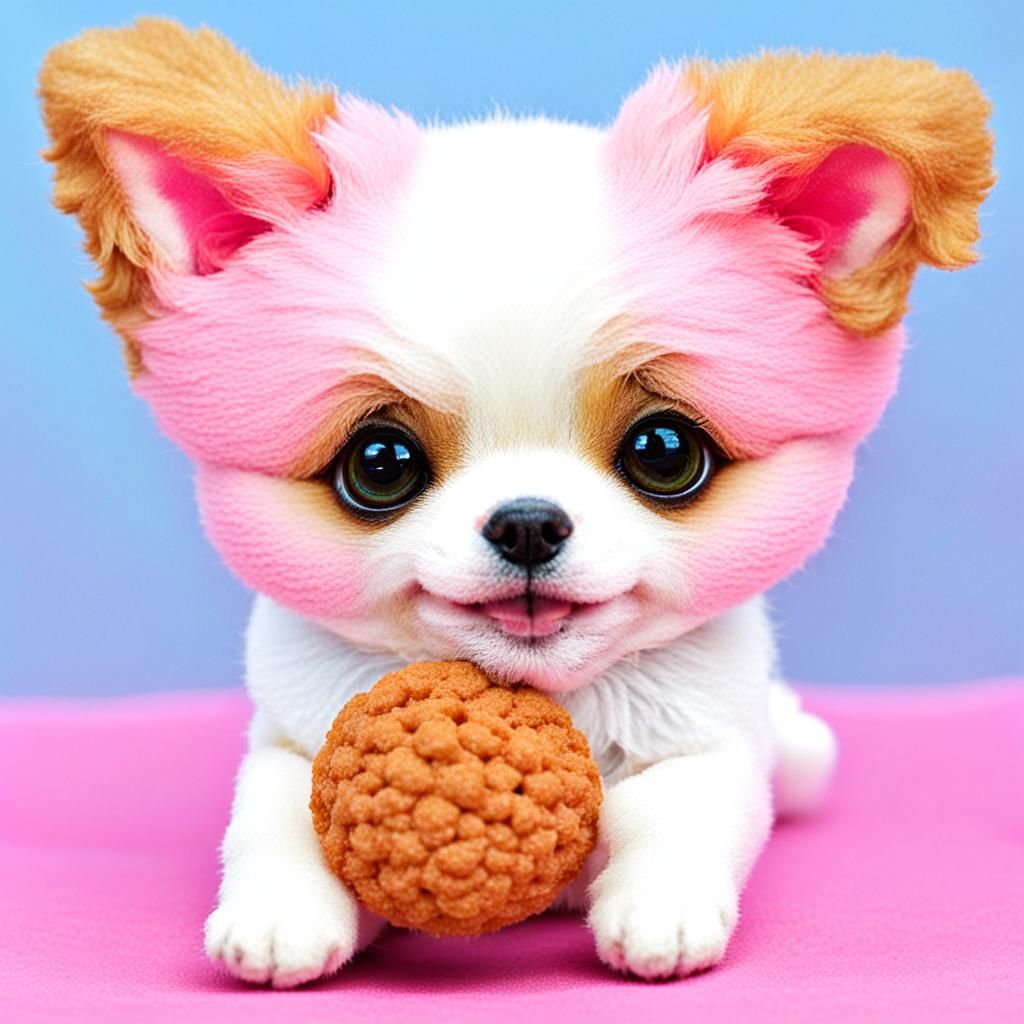 chihuahua that is pink play croquette