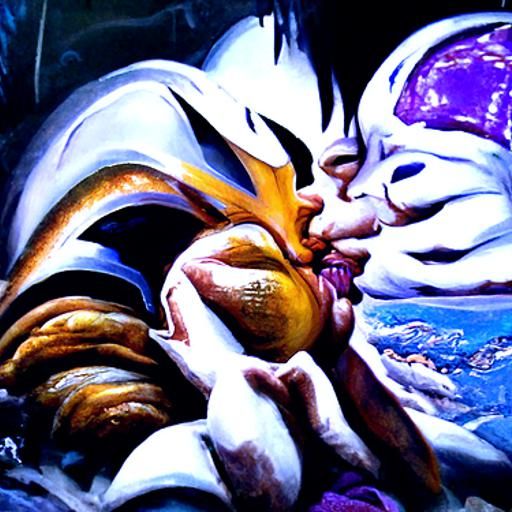 Goku and Frieza: An Unexpected Kiss