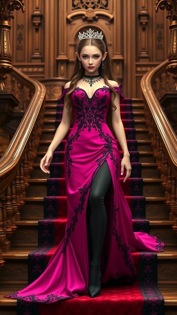 "Princess Liace makes her entrance."