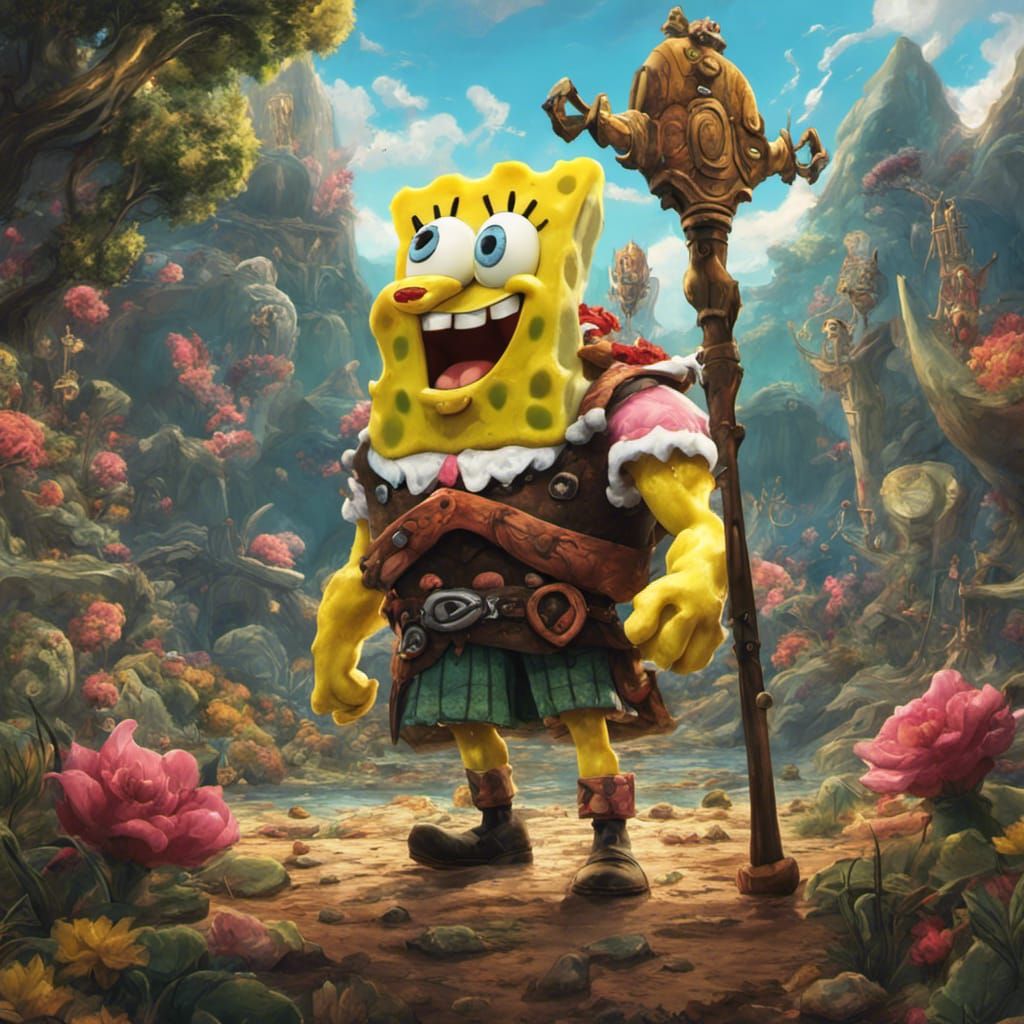 Spongebob the dwarven cleric