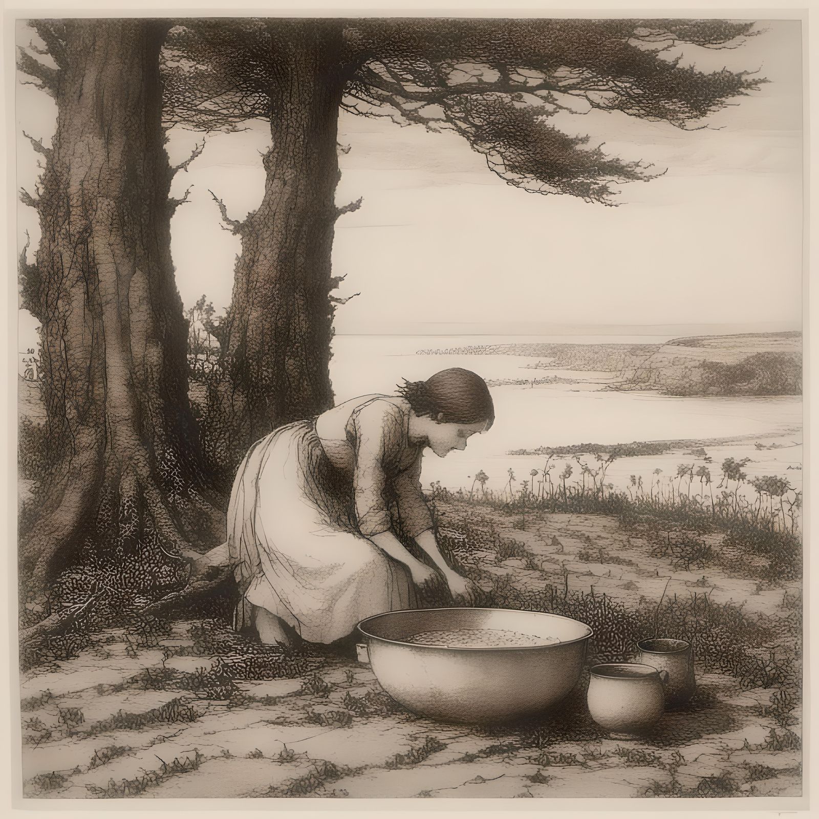 Goldilocks and Dragon Porridge, Painterly Style