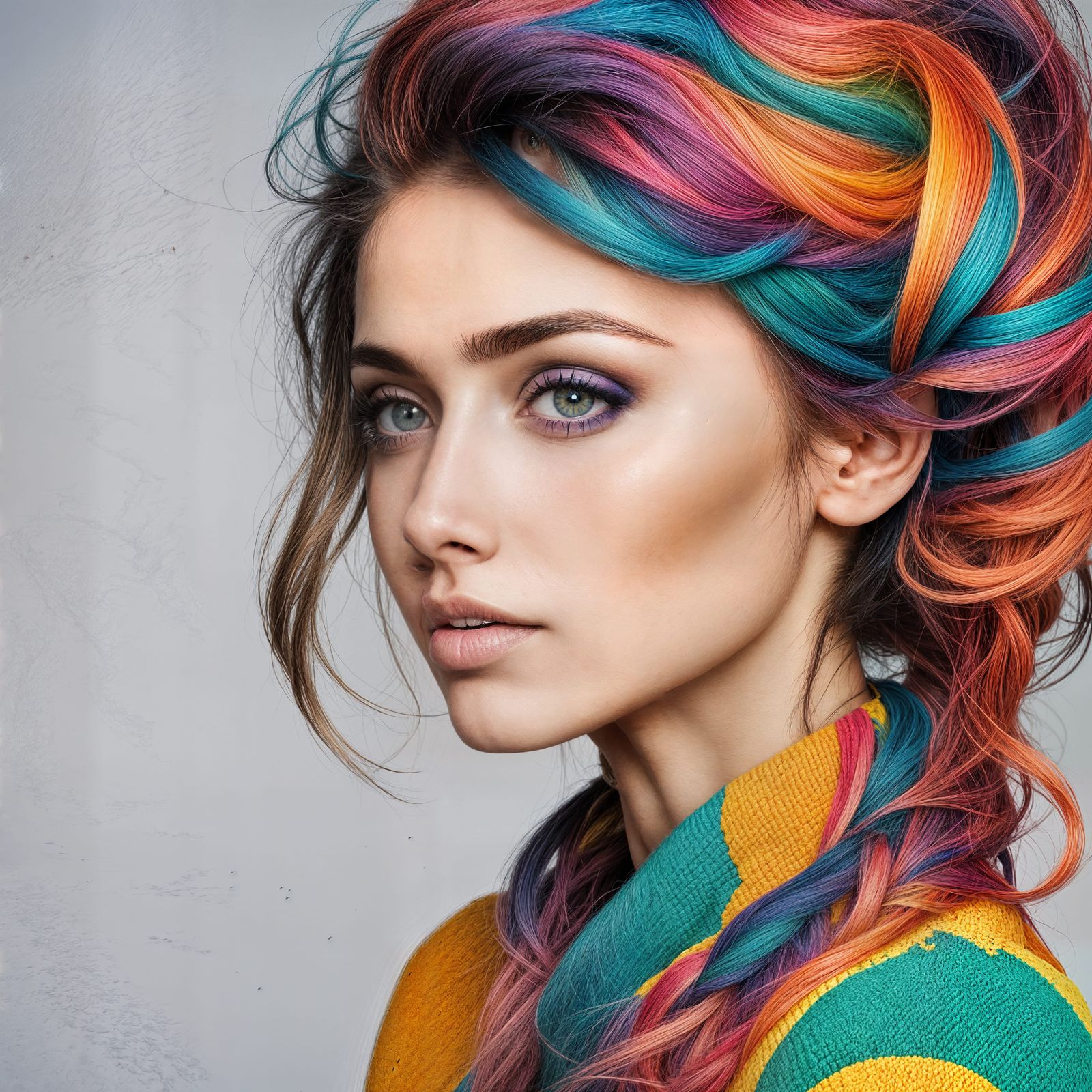 AI Realization of the Prompt: Colorful