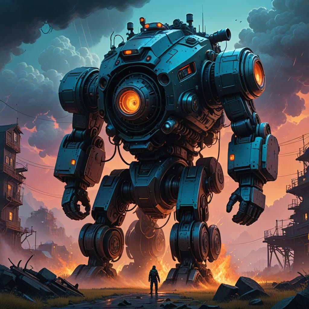 Ethereal Realms Erupt in Iridescent Glory