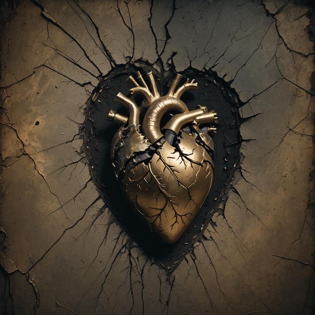 Troubled Heart Damaged by Life's Problems