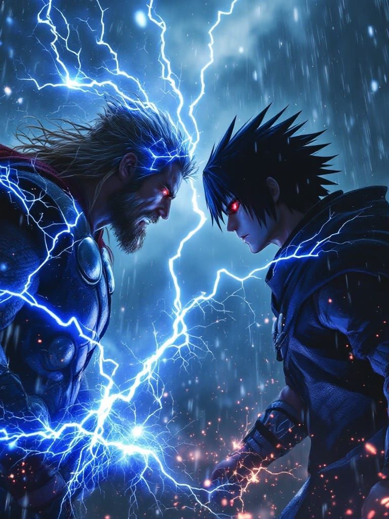 Thor Meets Sasuke in Epic Battle of Gods and Ninja