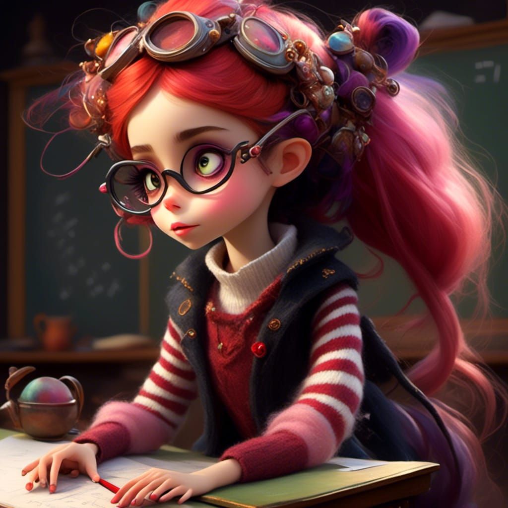 Matilda always does her homework.