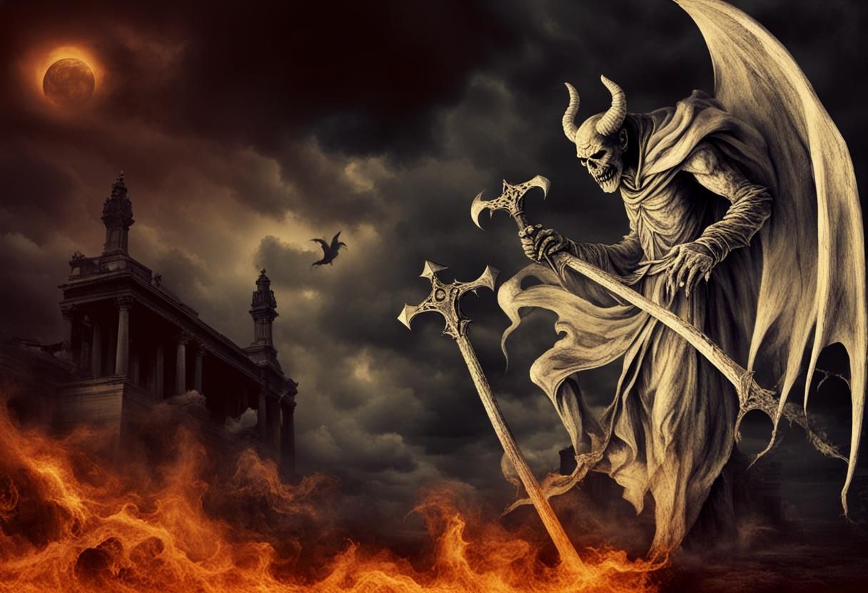 Monochrome Devil of the Dark Age