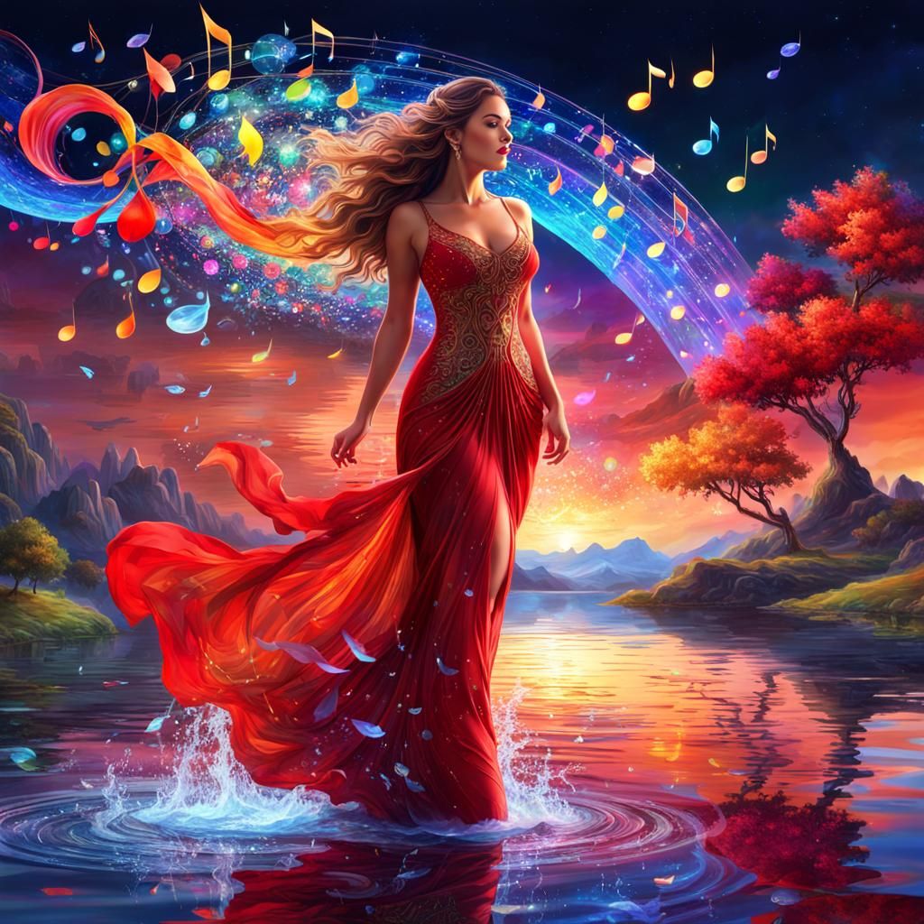 Musical dream on water