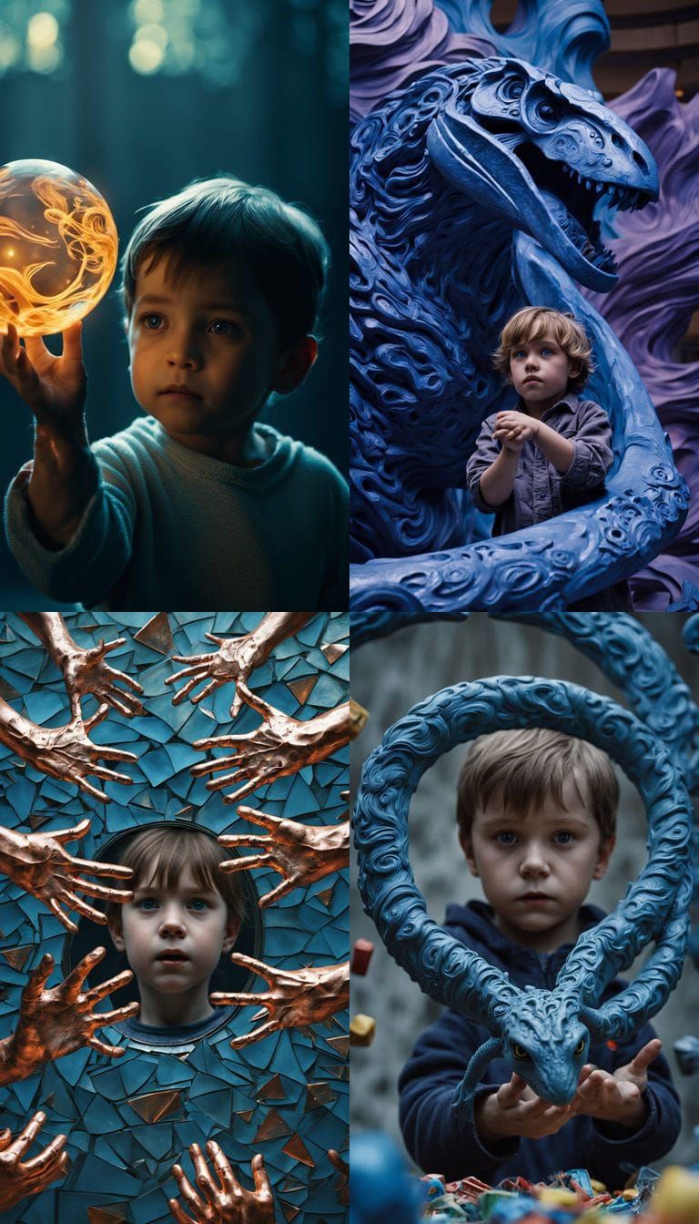 The mind of a genius trapped inside the body of a child