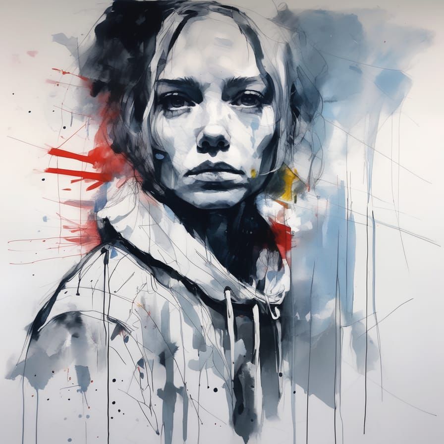 Expressive Watercolor Figure Study