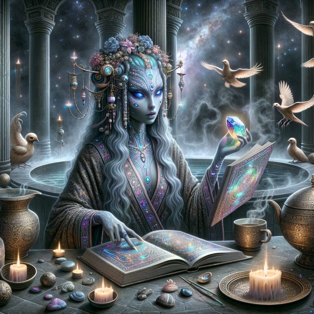 Glamping, alien royalty style