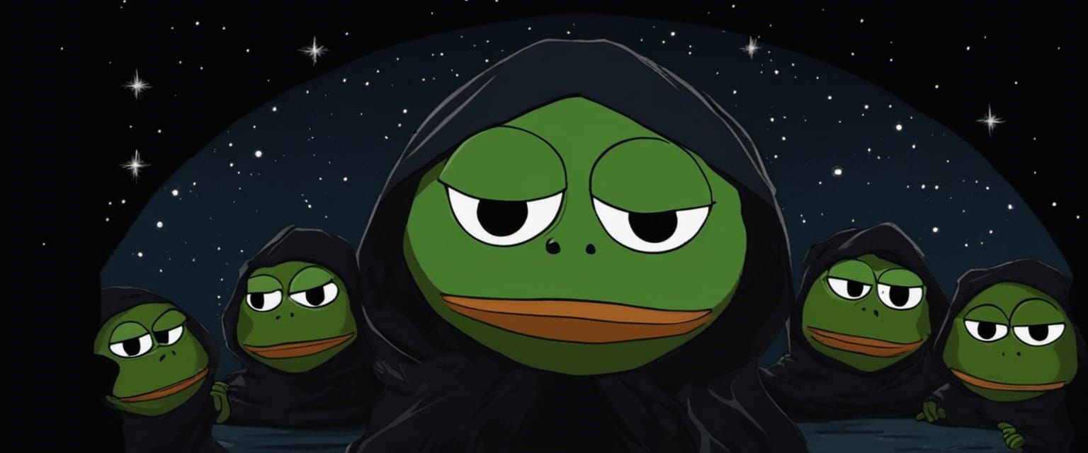 Pepe the Frog: Celestial Dark Wizard