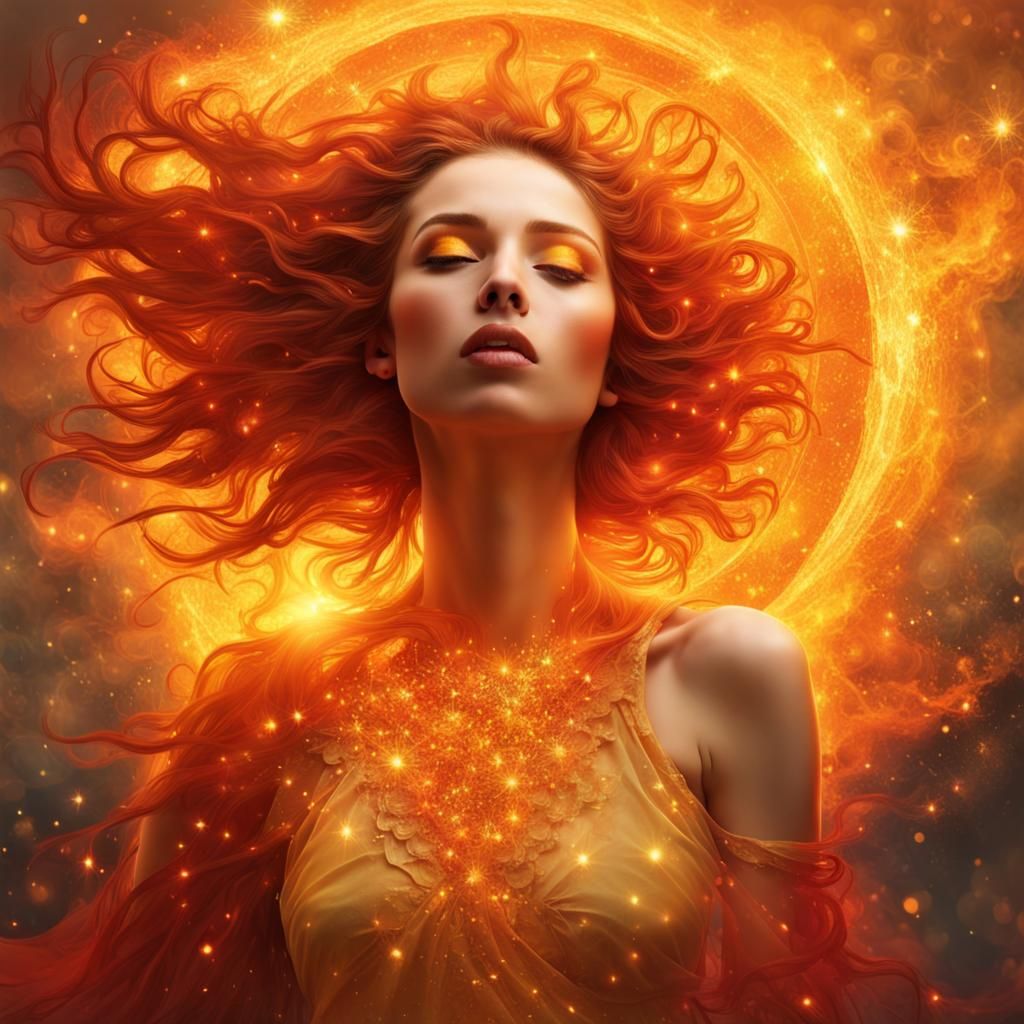 The Sun as a Girl: Fiery Fantasy