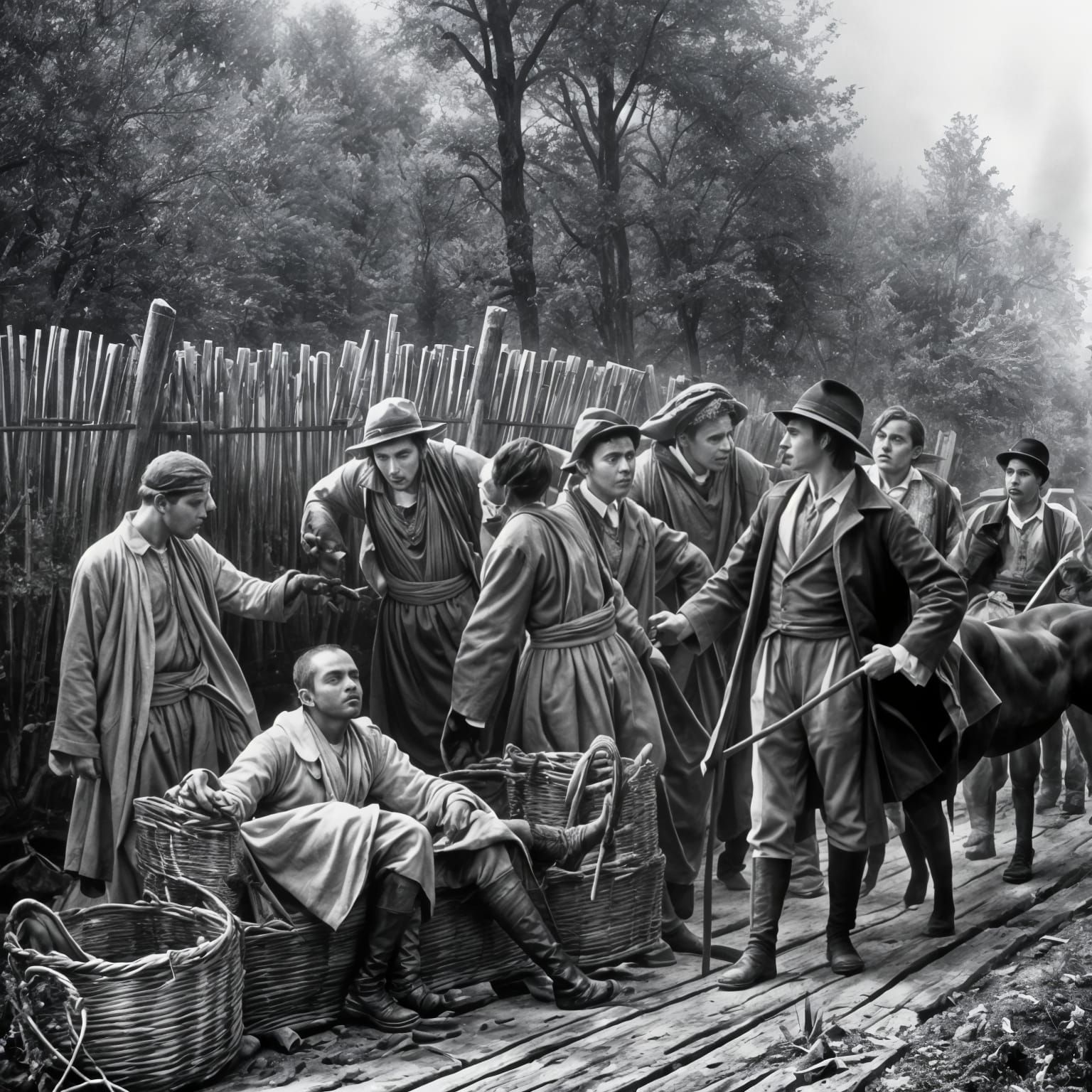 Christ Child's Miraculous Bridge of Sunbeams