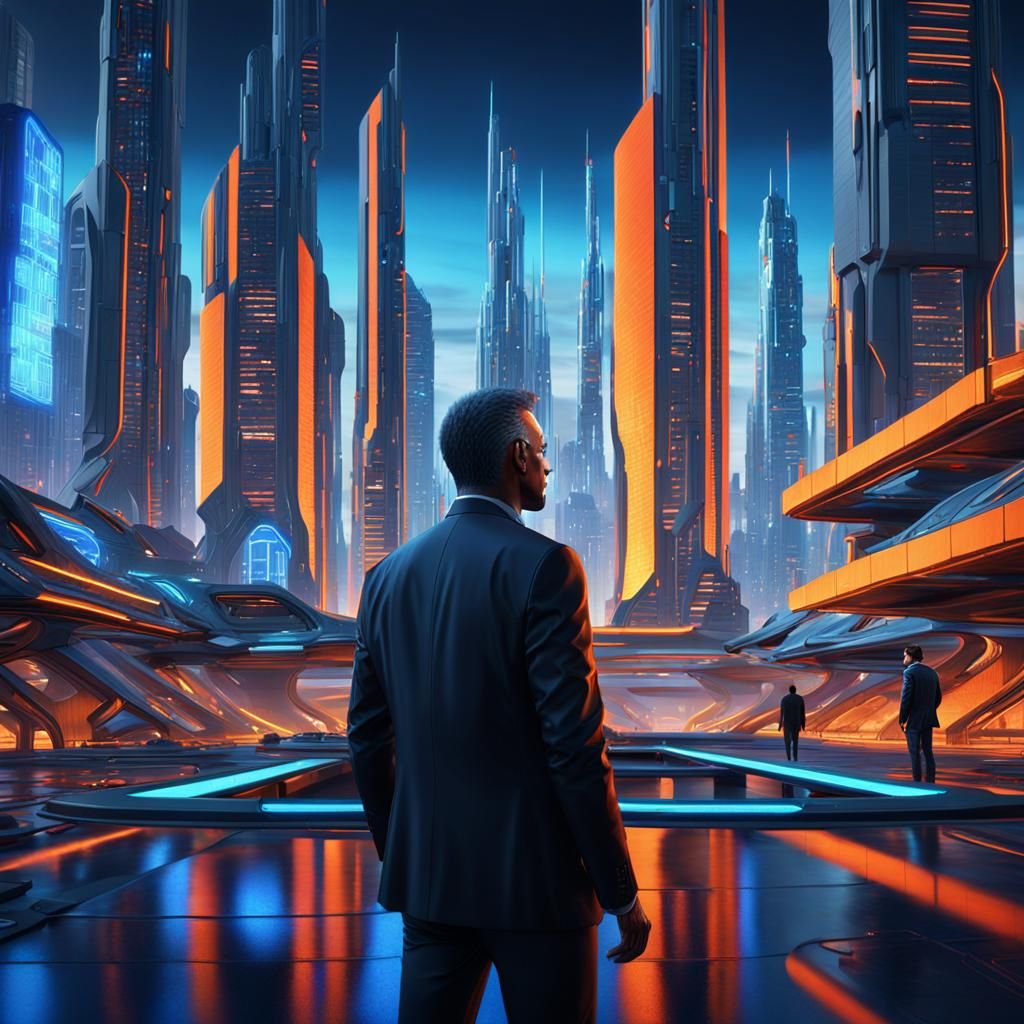 Architect Envisions Futuristic Metropolis