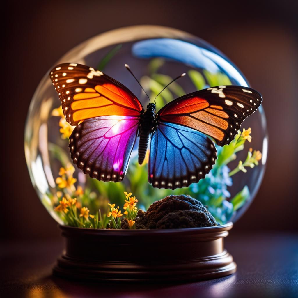 Bratty Kid Knocks on Glass Globe in Horror Lighting