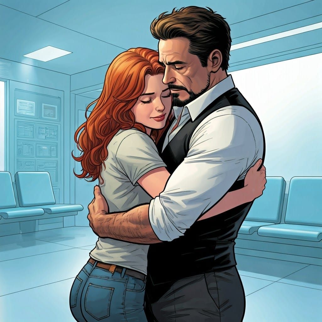 Tony Stark Reunites with a Redheaded Woman in a Heartfelt Mo...