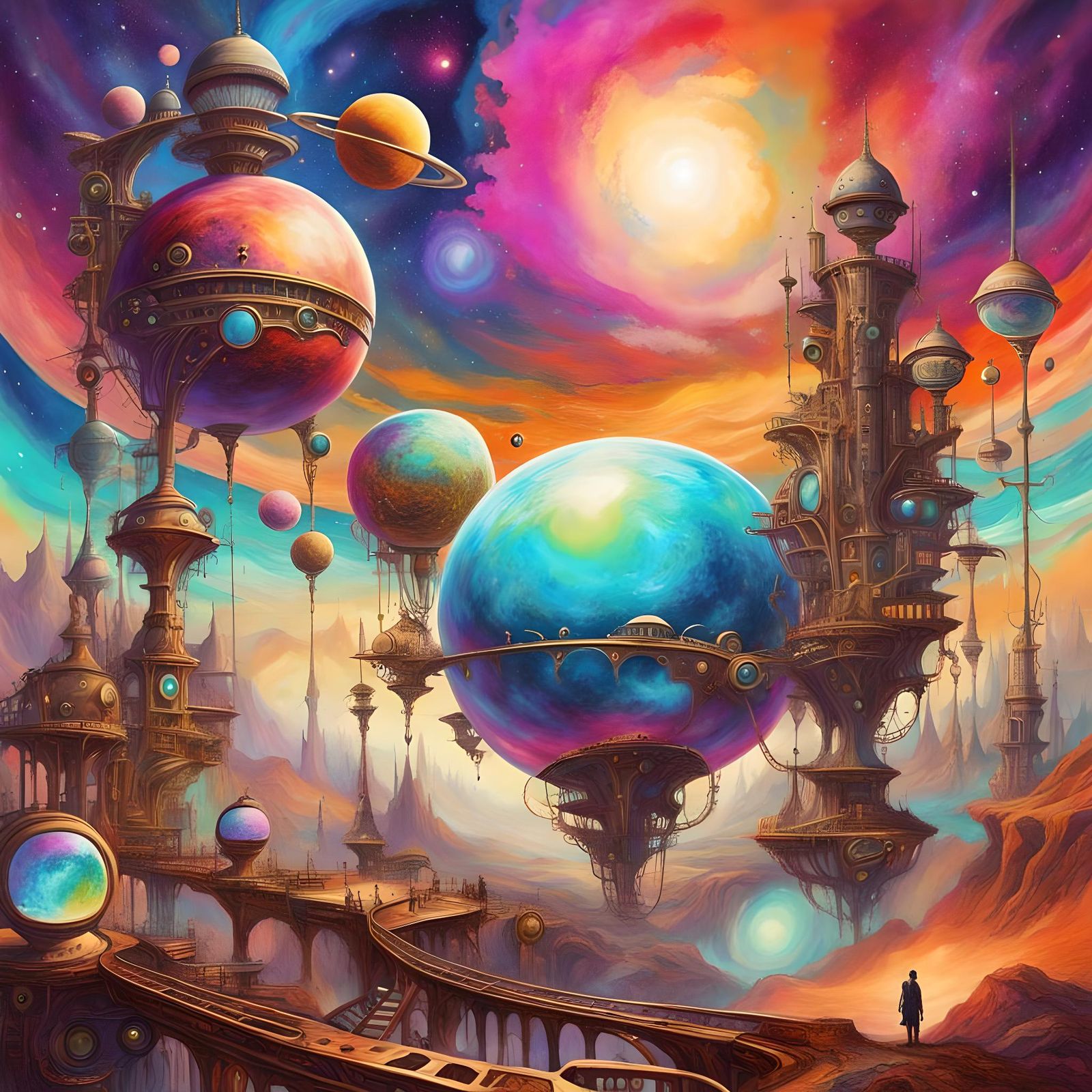 Psychedelic  Dreams cape