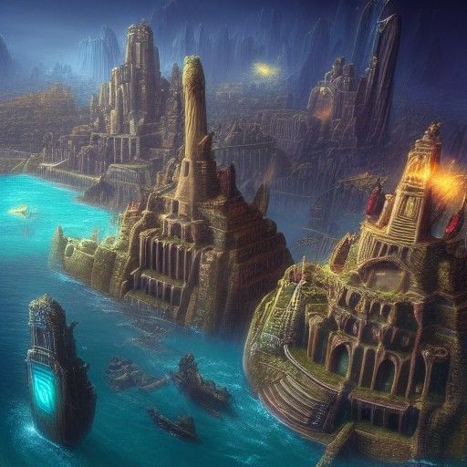 Fantastical Lost City of Atlantis Rising