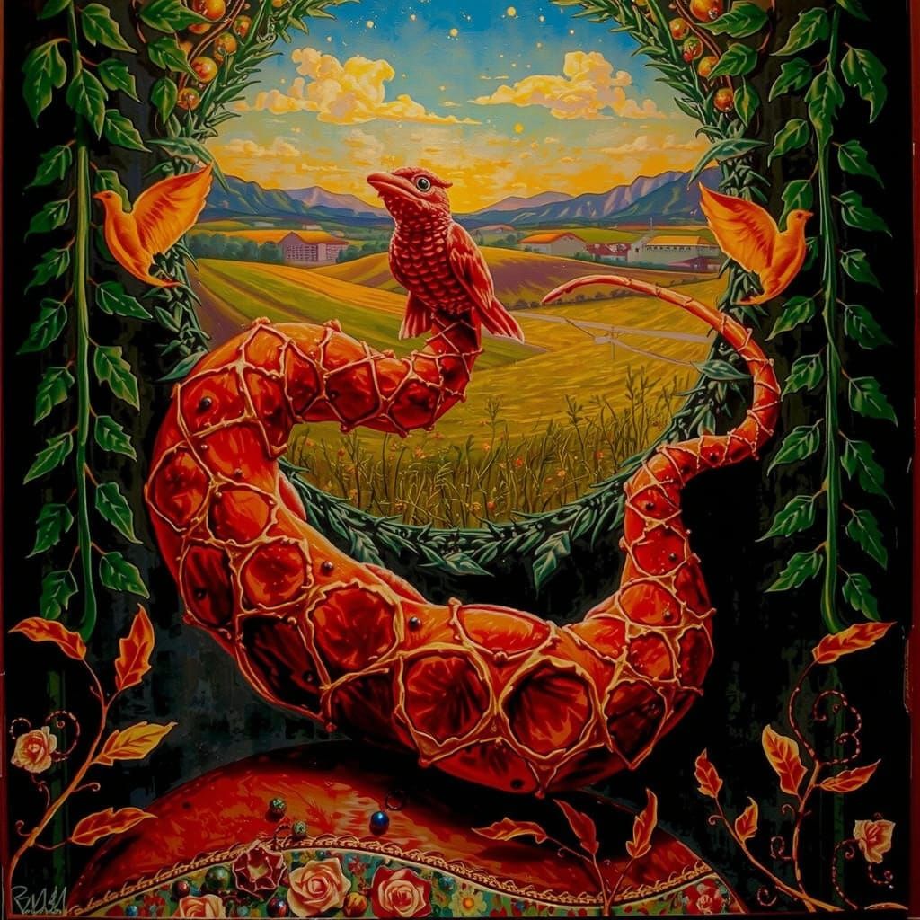 Etched Sketch of an Artist's Sketch