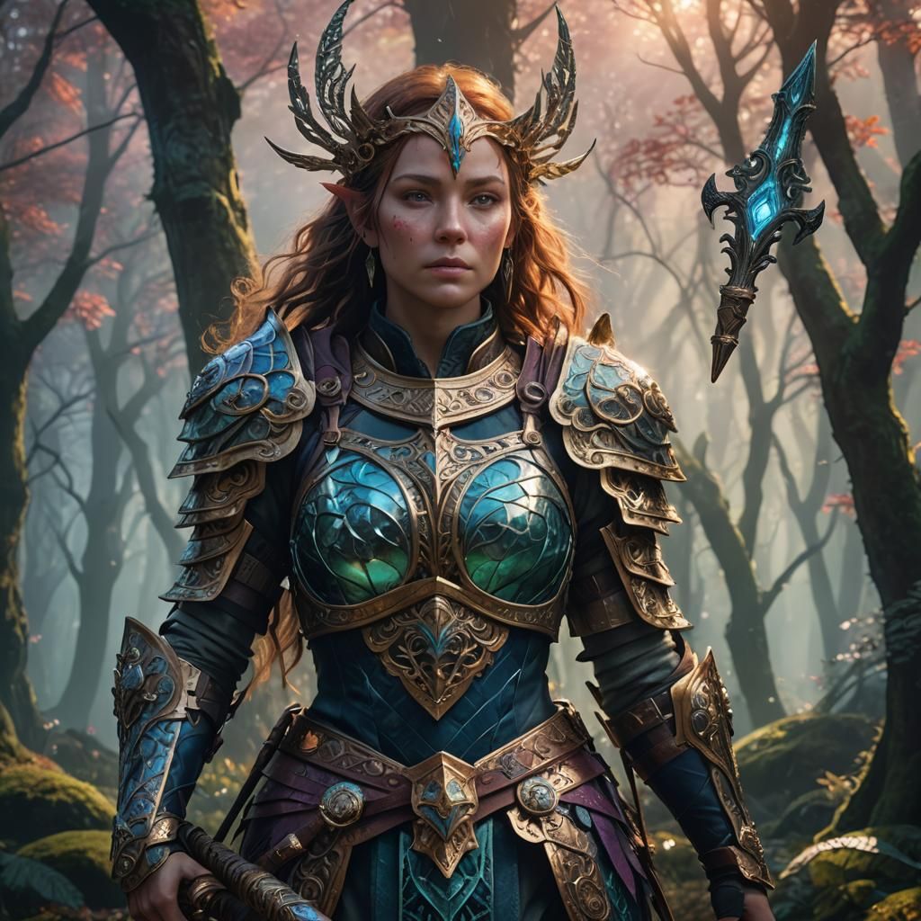 Alaina Griffindoor in Mystical Forest Concept Art