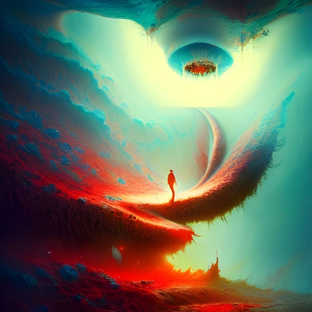 Deep Dream of Oblivion: Experimental Digital Art