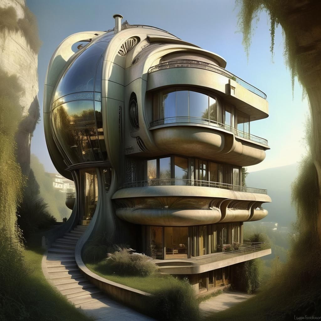 Alien Villa: Modern Architecture Inspired by Surrealism