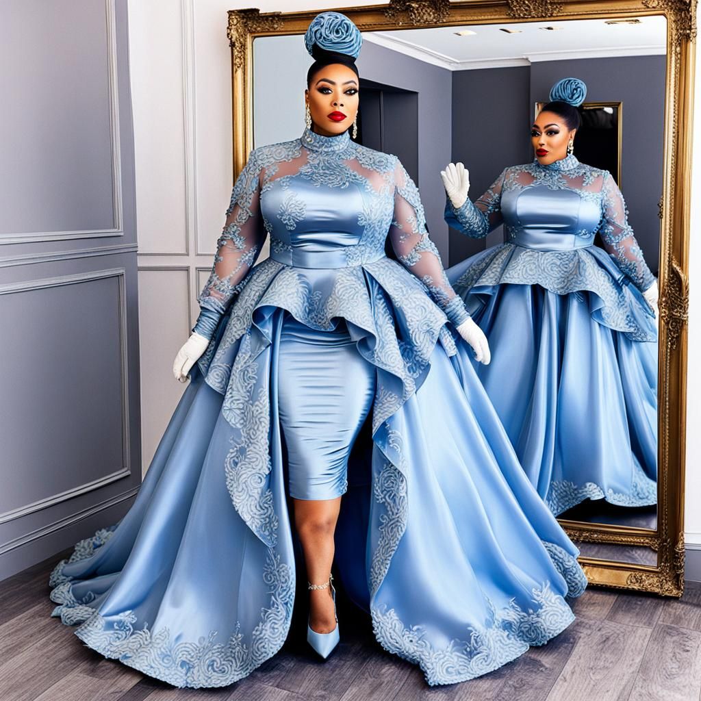 Satin Wonderland: Extravagant Dresses and Gowns