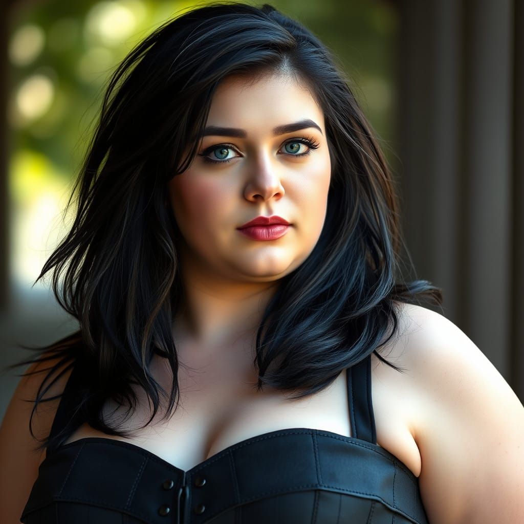 Gothic Beauty in Elegant Corset