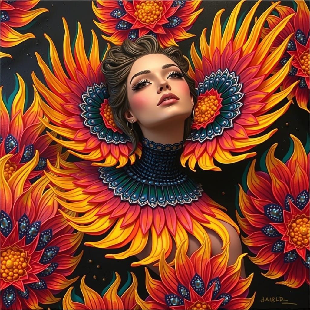 Surreal Dress Inspired by Garden of Earthly Delights