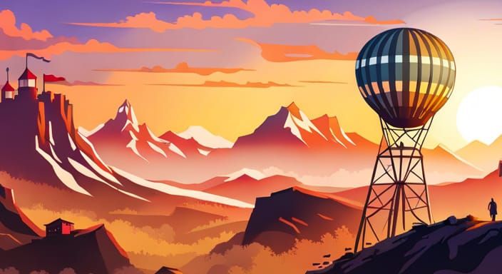 Cyberpunk Workers with Enhanced Brains in Epicfuturism Style