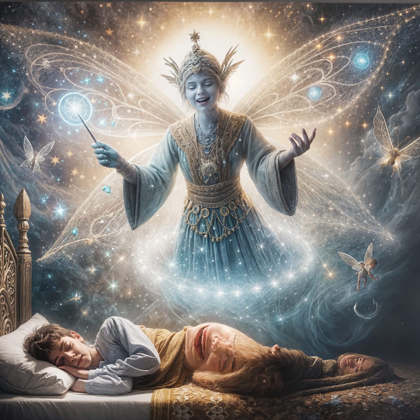 Ethereal Tooth Fairy Casting a Spell