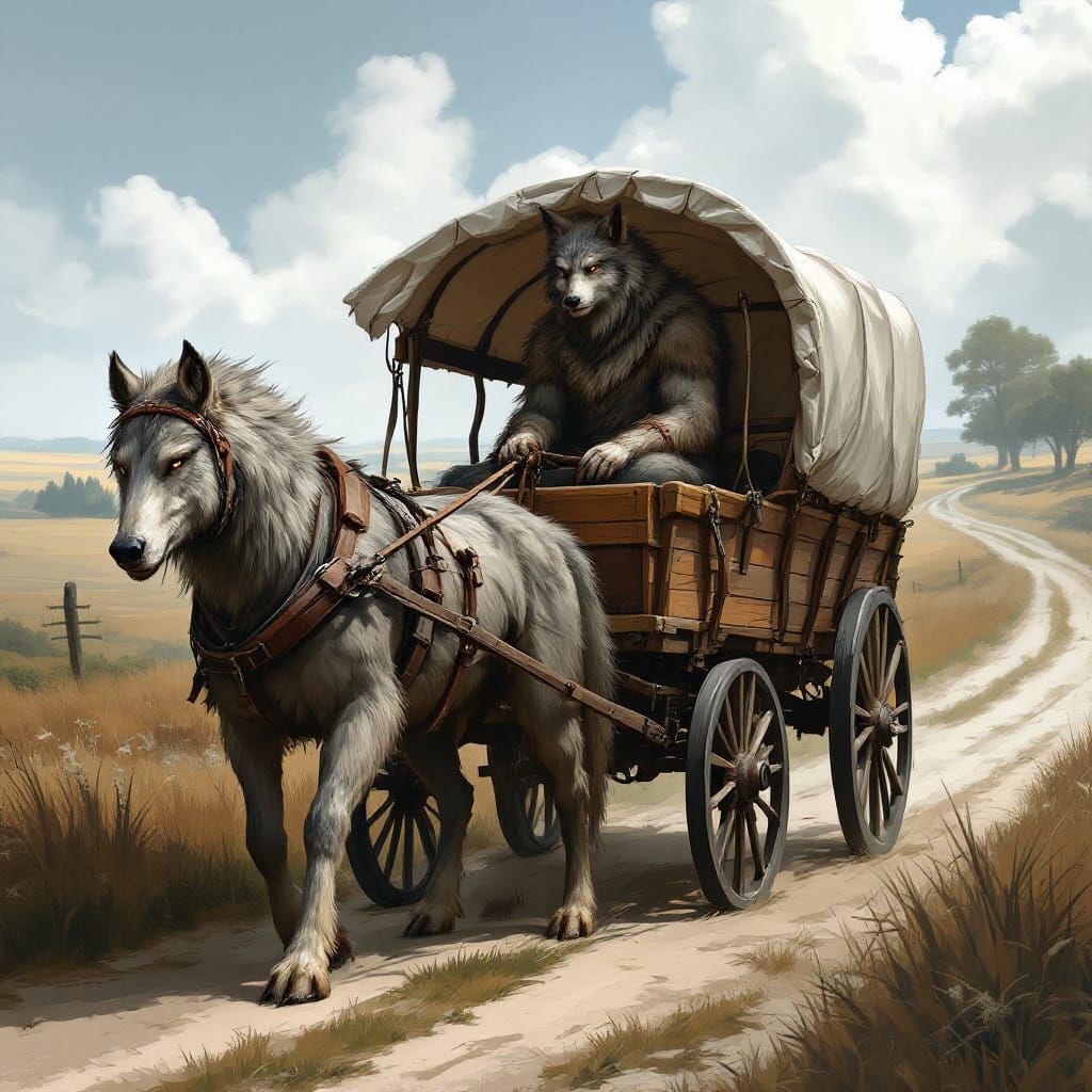Werewolves Travel by Horse-Drawn Wagon