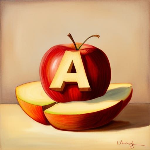 Apple Carving: A is for Apple