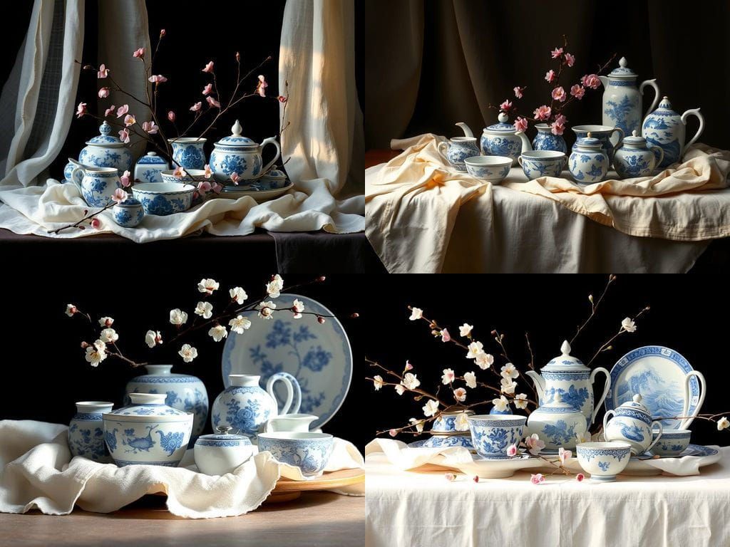 Morning Serenity on China Porcelain