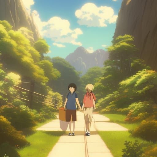 Ham in Anime Key Visual Style