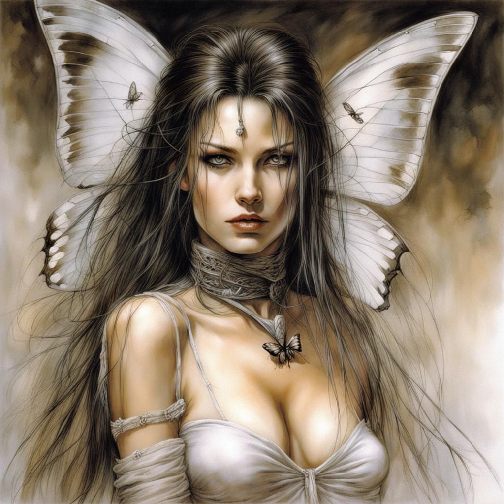 Butterfly in Style of Luis Royo