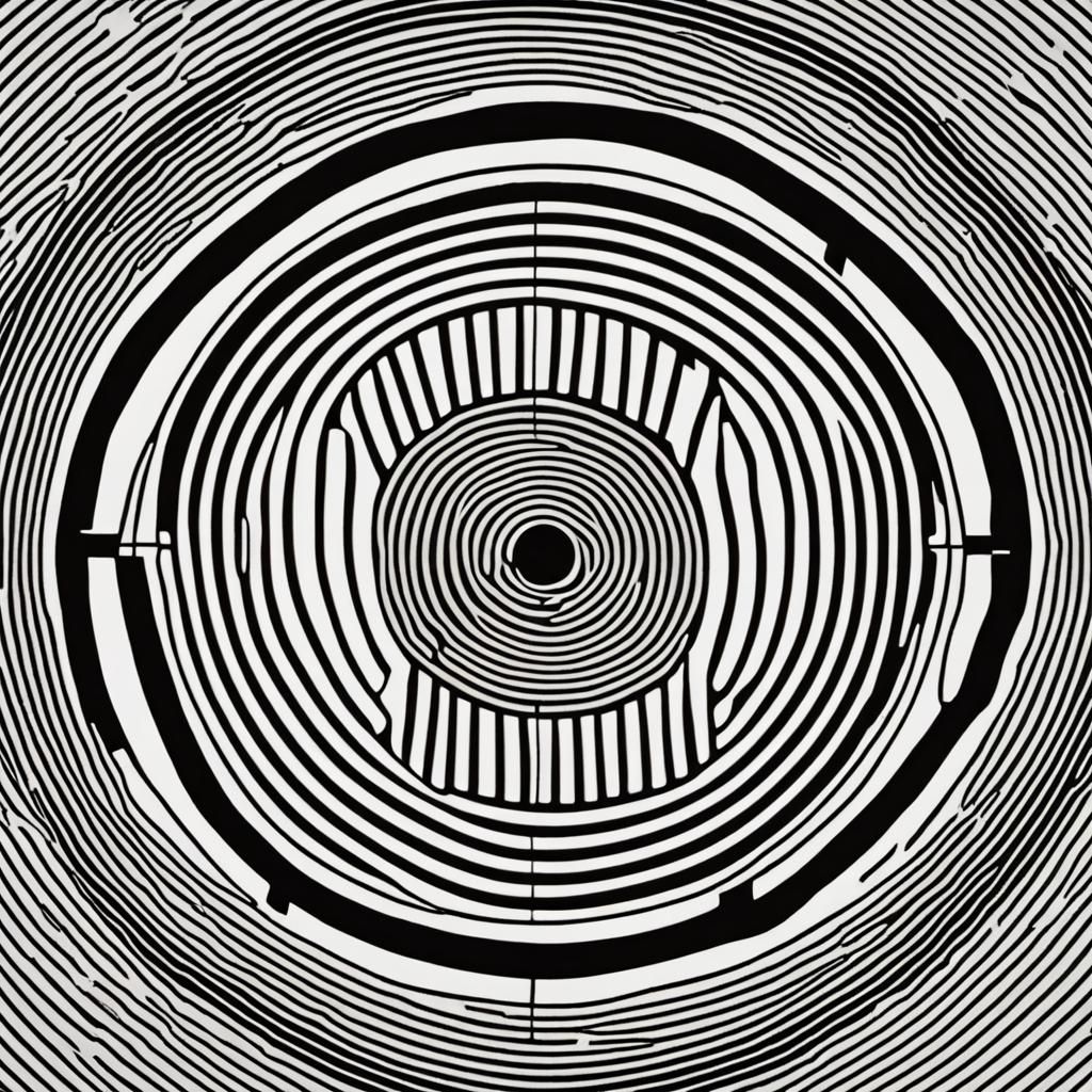 Concentric Circles with Halved Diameter Ratio