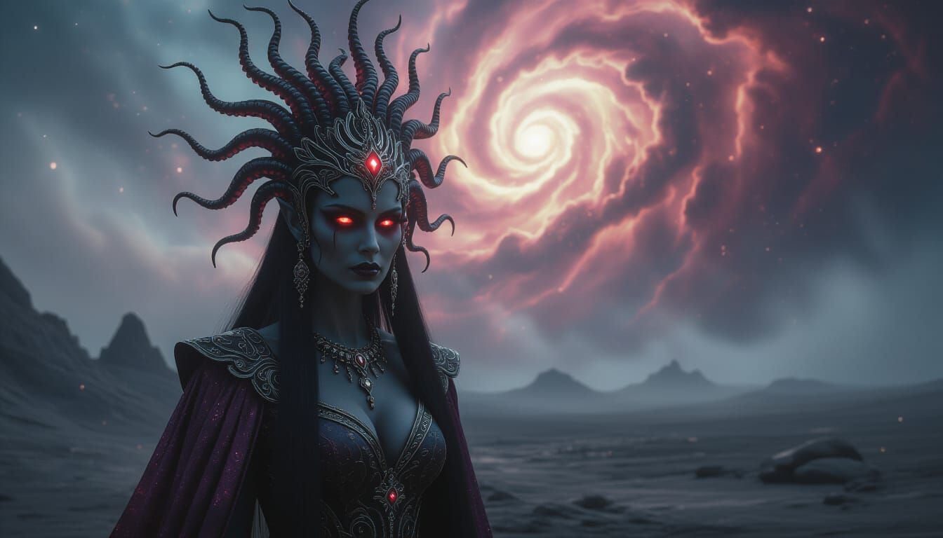 Ancient Vampire Queen on Alien World