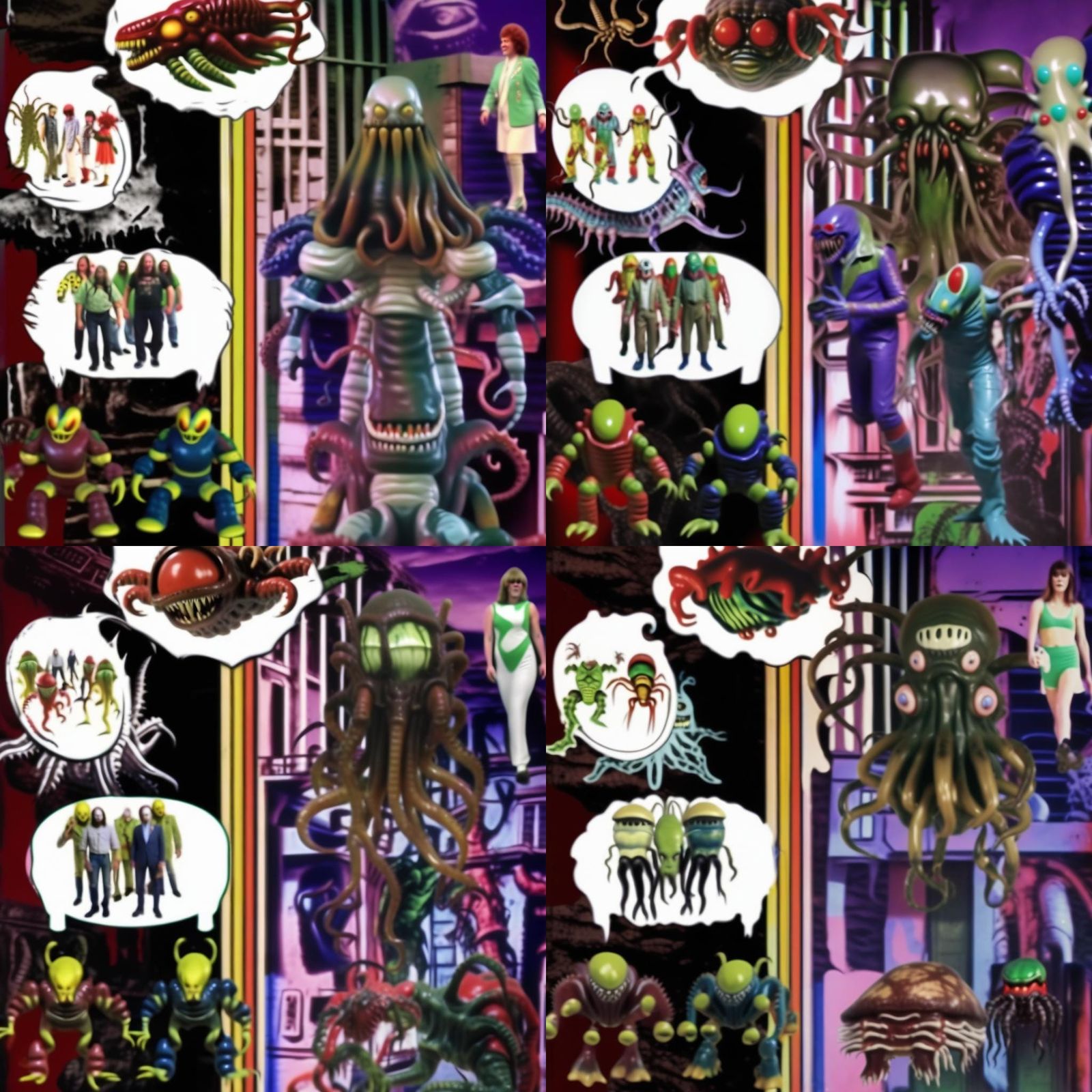 Clownwave Creature in Gwar Style