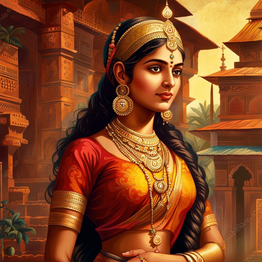 Traditional Indian Girl