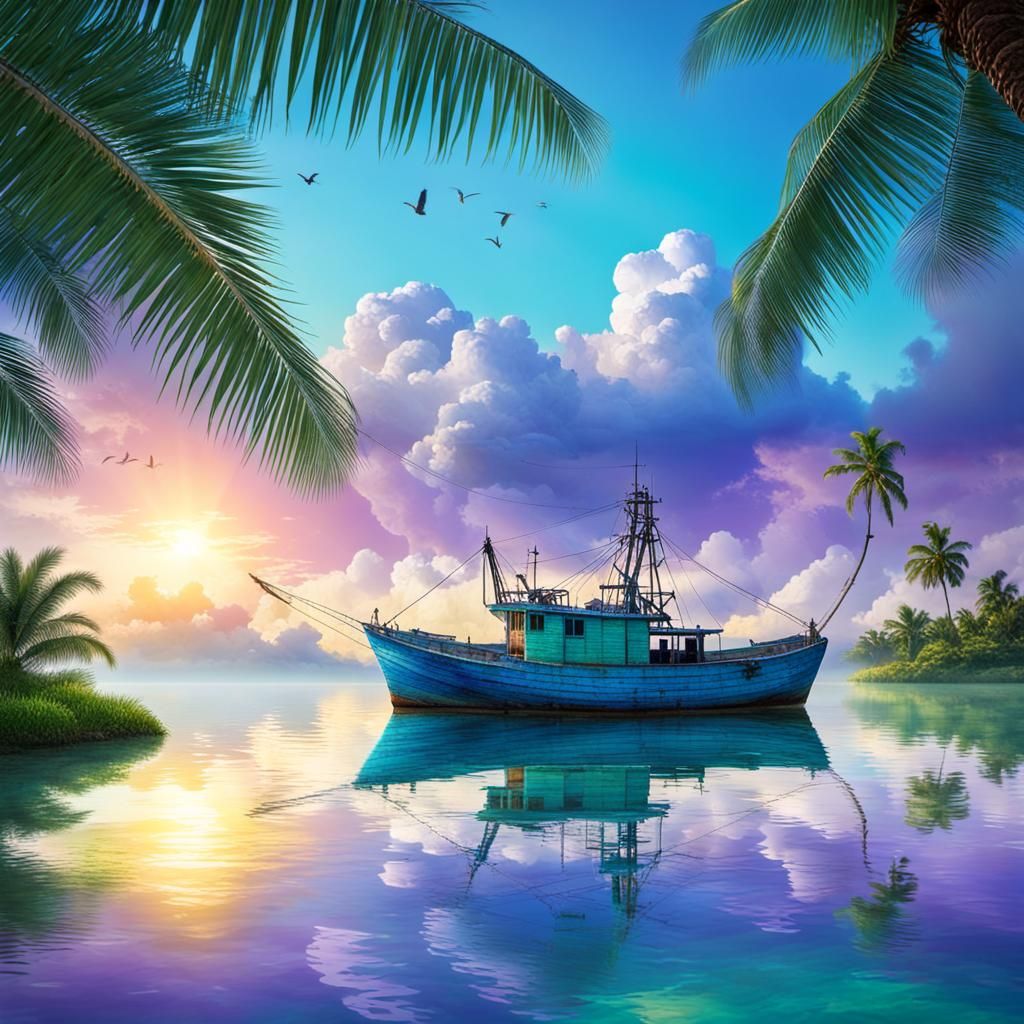 Old fishing boat